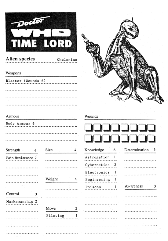 [Chelonian Game Sheet]