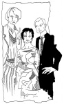 [Fifth Doctor, Tegan and Turlough]