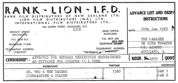 Distribution label