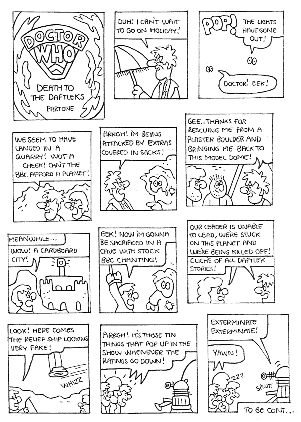 [Death to the Daftleks comic]